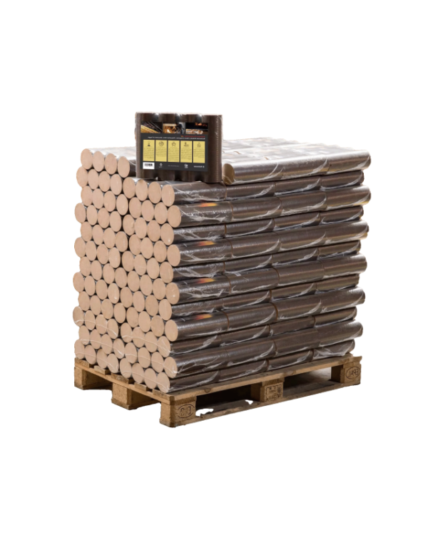 Bricchetti di faggio 100% di alta qualità - 960 kg (96 sacchi da 10 kg)