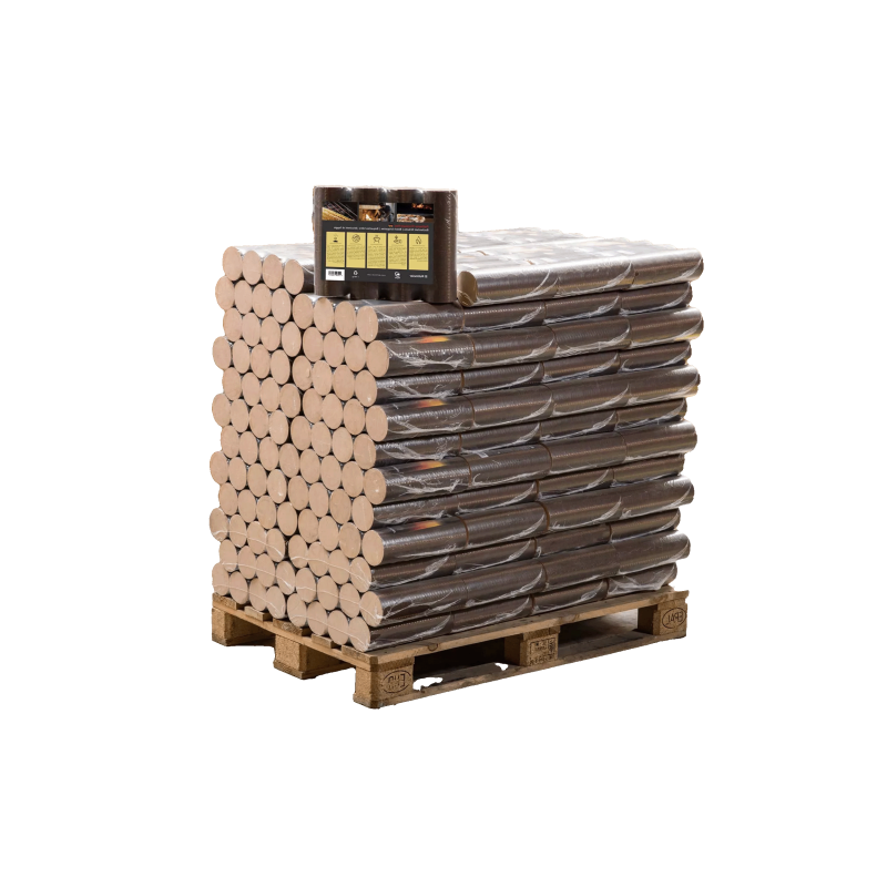 Bricchetti di faggio 100% di alta qualità - 960 kg (96 sacchi da 10 kg)