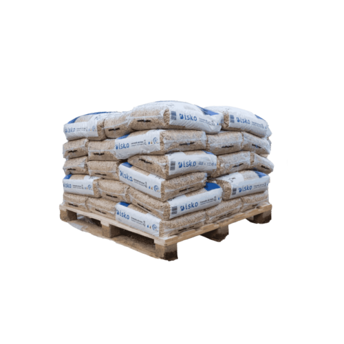 Mezzo pallet di pellet di legno ISKO - 35 sacchi