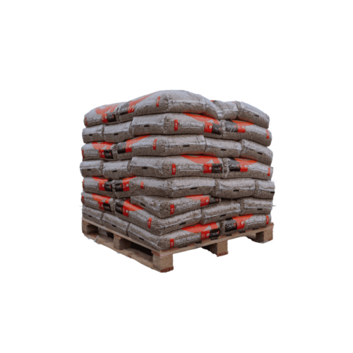 Mezzo pallet di pellet di legno Crépito in sacchi