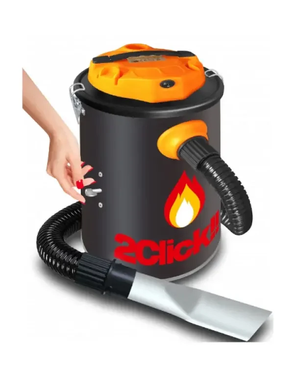FIRE BOX W8020, scatola di aspirazione cenere con filtro ignifugo e serbatoio in acciaio.