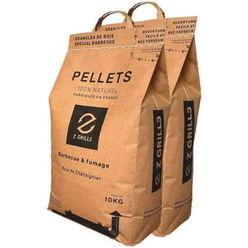 Z GRILLS - Pellet per barbecue e affumicatura - Confezione da 2 sacchetti