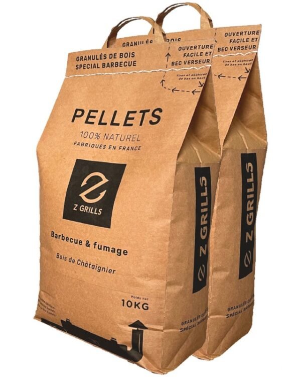 Z GRILLS - Pellet per barbecue e affumicatura - Confezione da 2 sacchetti