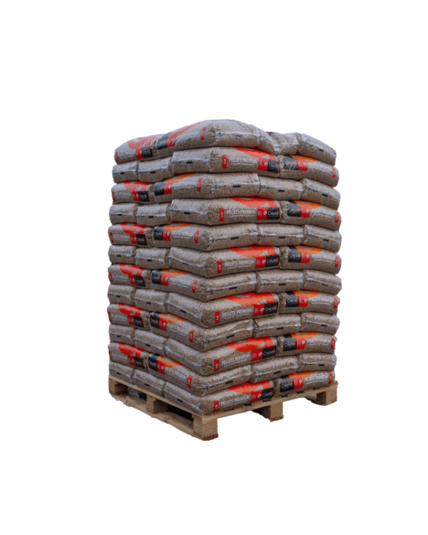 Pelletti di legno Crépito (pallet da 72 sacchi - 1080 kg)