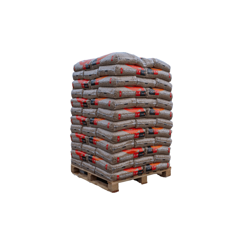 Pelletti di legno Crépito (pallet da 72 sacchi - 1080 kg)