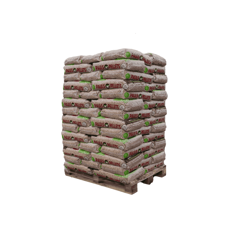 Pellet di legno PAULS - 104 sacchi da 10 kg