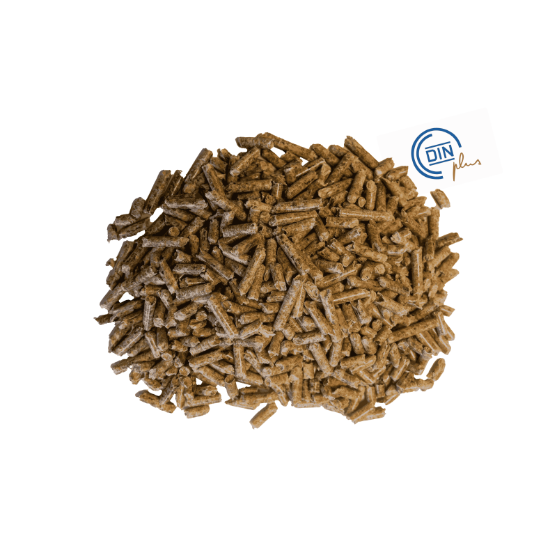 Pellet di legno sfusi soffiati, 100% conifere