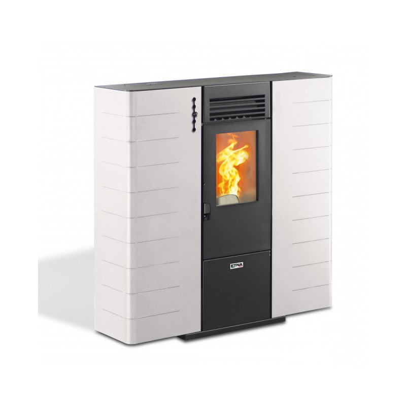 Stufa a pellet canalizzabile extra piatta Fango - 8 kW – Image 2