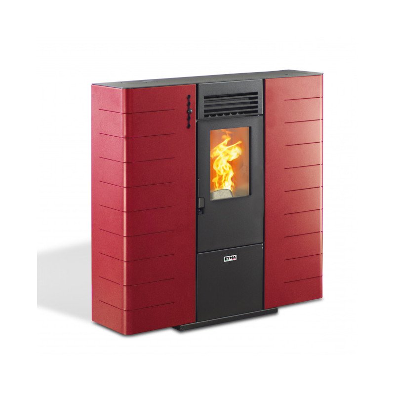 Stufa a pellet canalizzabile extra piatta Fango - 8 kW – Image 4