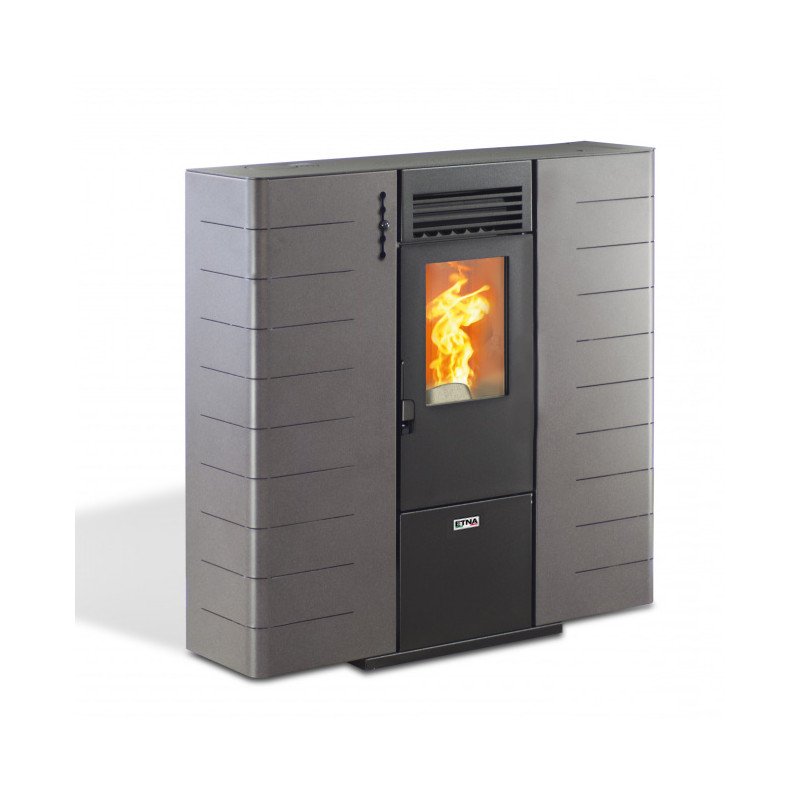 Stufa a pellet canalizzabile extra piatta Fango - 8 kW – Image 6